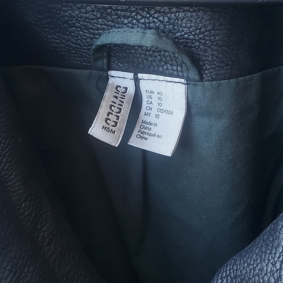 Divided Pleather Jacket - Picture 4 of 6